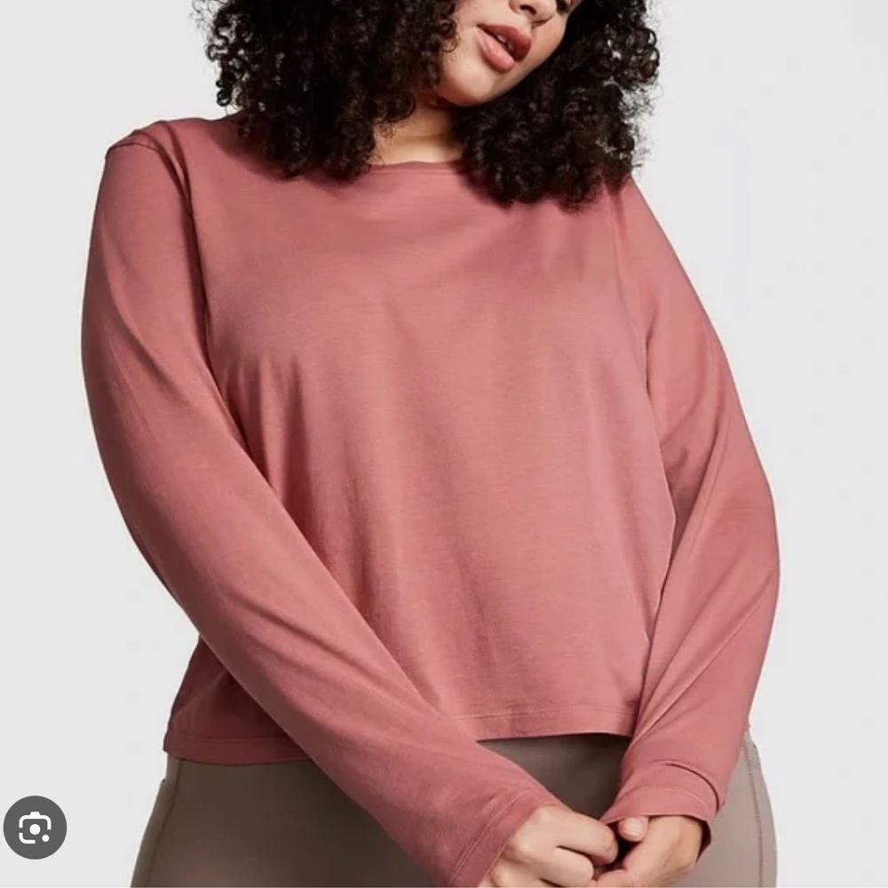 Victoria’s Secret pink long sleeve cotton tshirt
